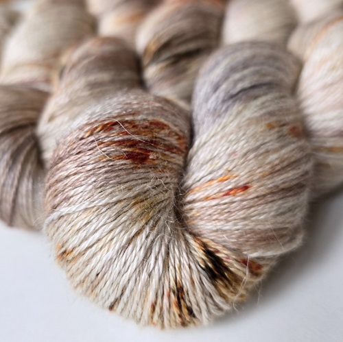 Alpaka/hør/silke 2. sortering - Billede 3