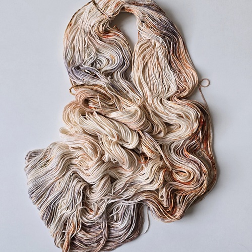 Bourette silke - Billede 6